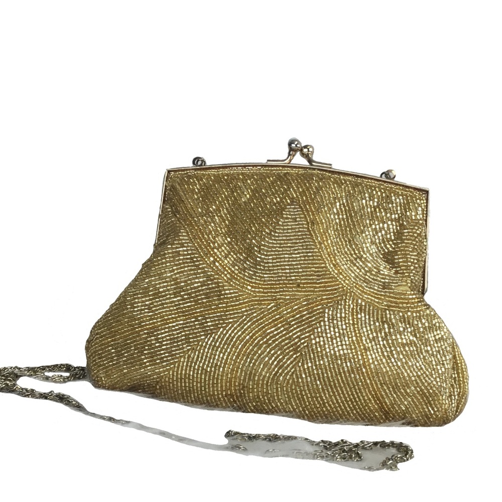 WALBORG MADE IN MACAU vintage beaded bag